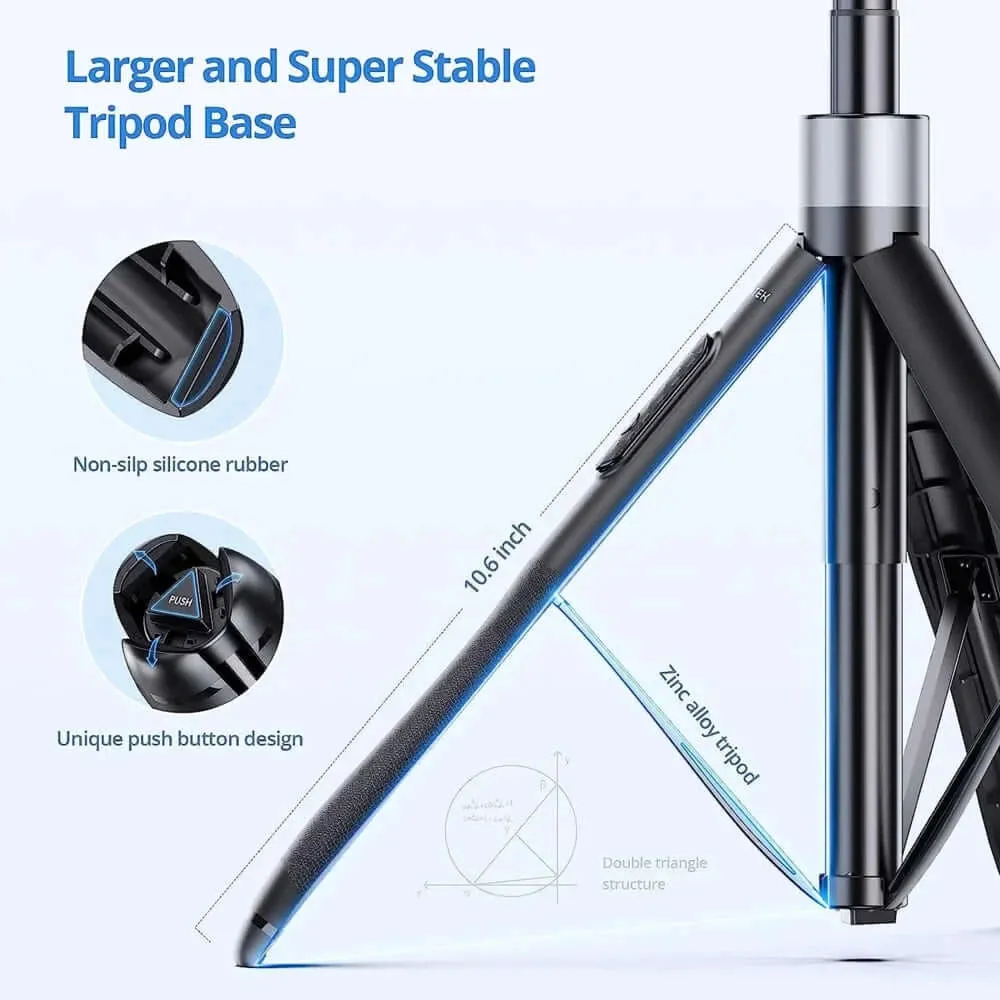 Premium Plus 60-inch Phone Tripod Selfie Stick