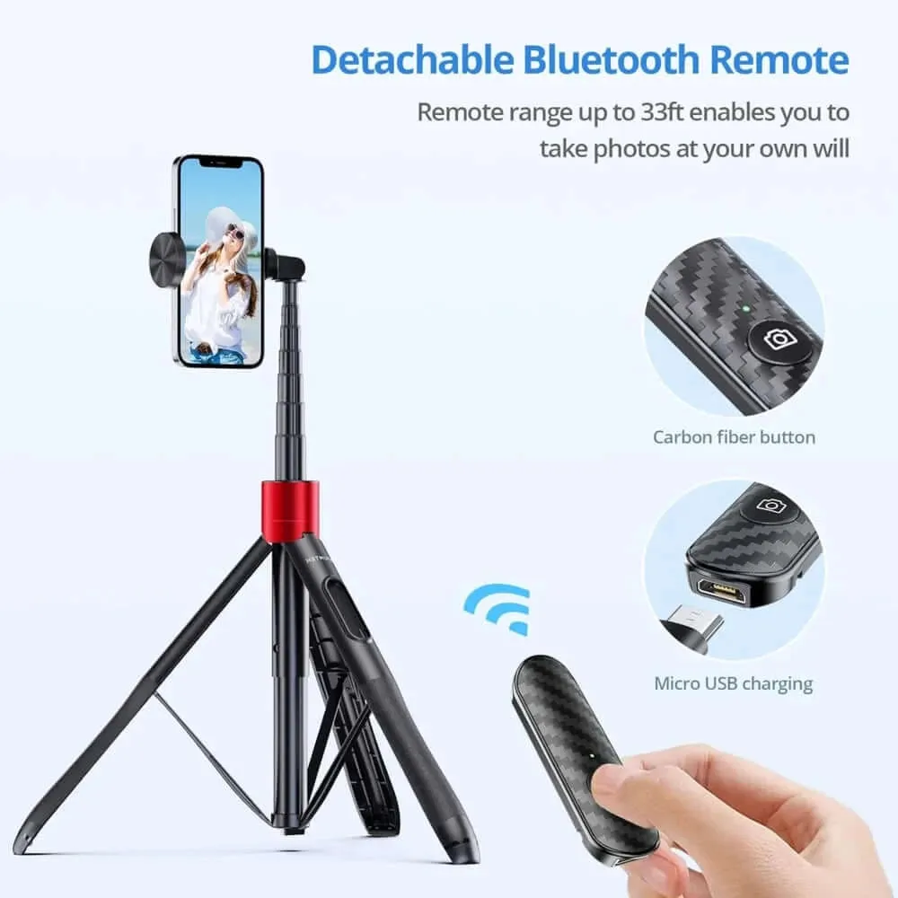 Premium Plus 60-inch Phone Tripod Selfie Stick