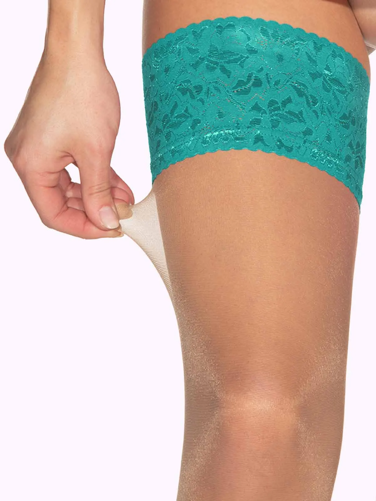 PRISCILLA Color Lace Top Thigh Highs