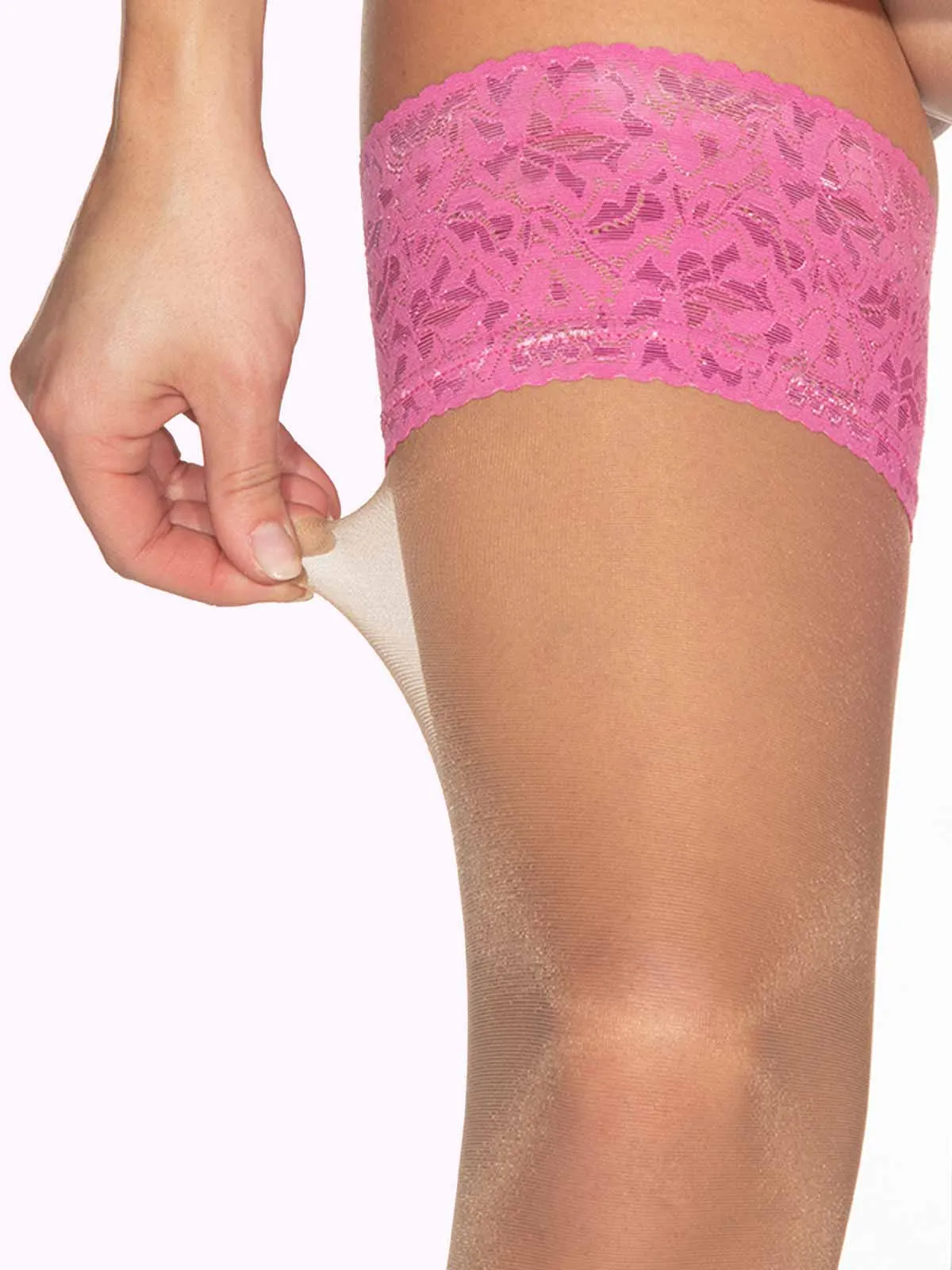 PRISCILLA Color Lace Top Thigh Highs