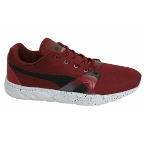 Puma Trinomic XT Speckle Mens Red Lace Up Trainers Running Shoes 359872 01 D68