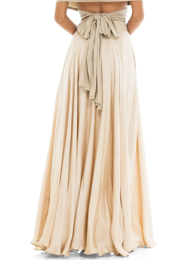 Satin Maxi Skirt