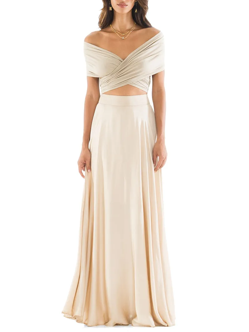 Satin Maxi Skirt