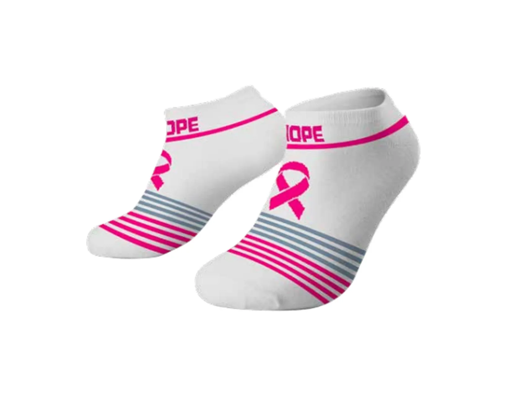 SocksRock Exclusive - Argo Pink Ribbon Ankle Socks