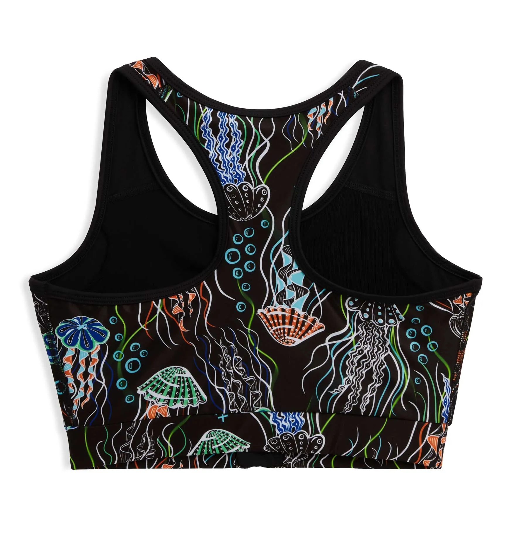 Swim Racerback Zip Top LC - Don't Be Jelly
