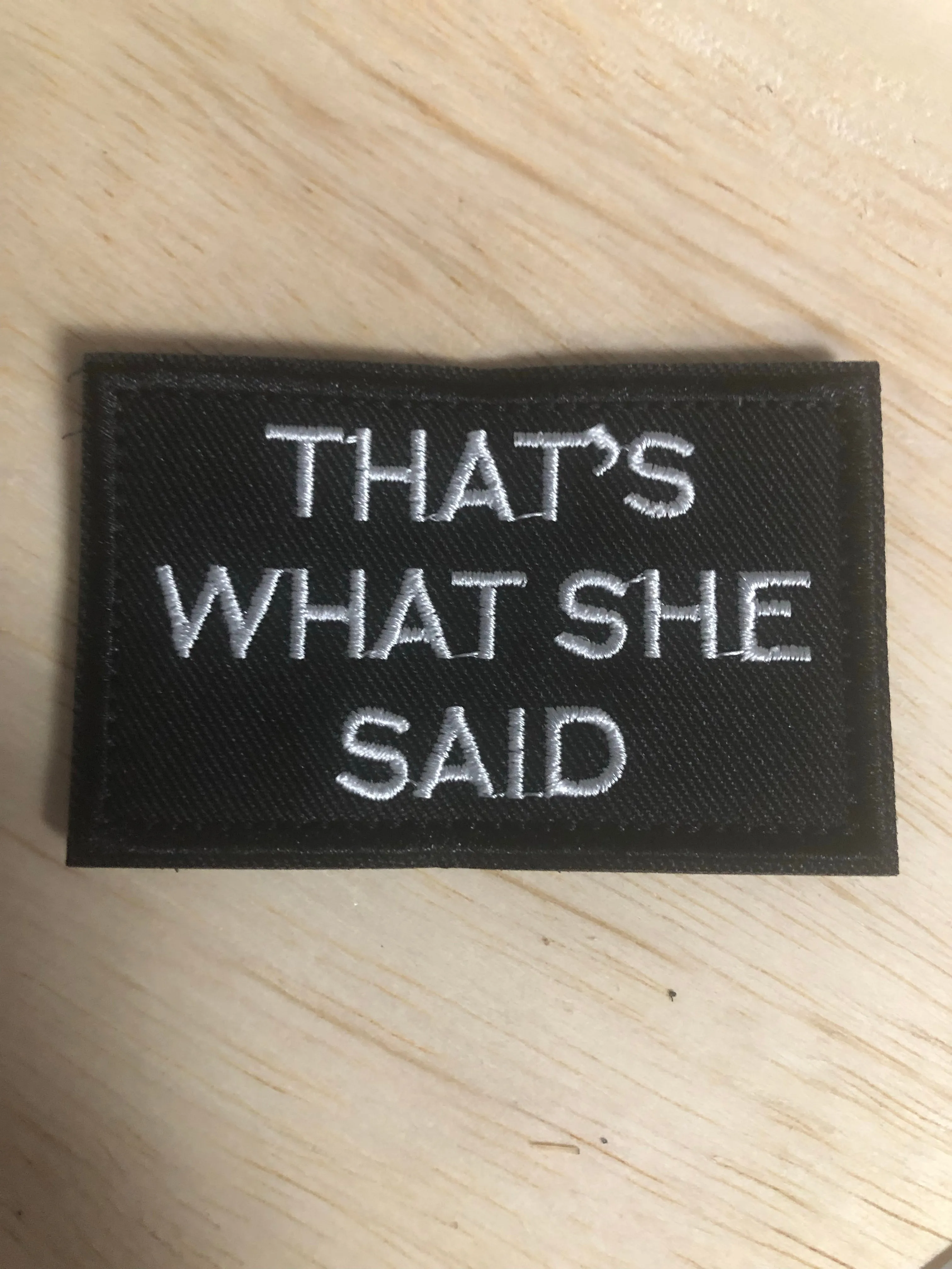 Tactical Morale Patch (choose one)