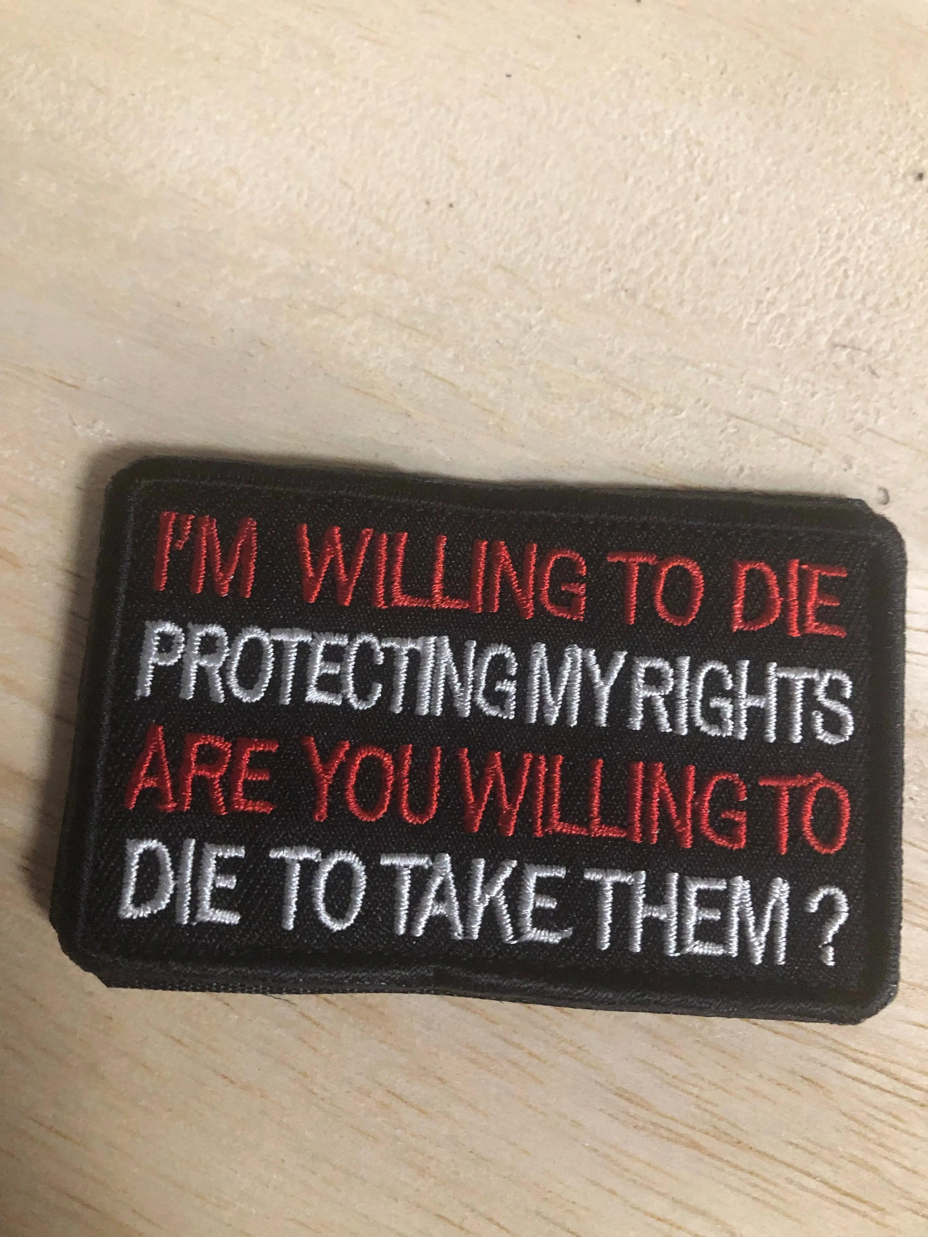 Tactical Morale Patch (choose one)