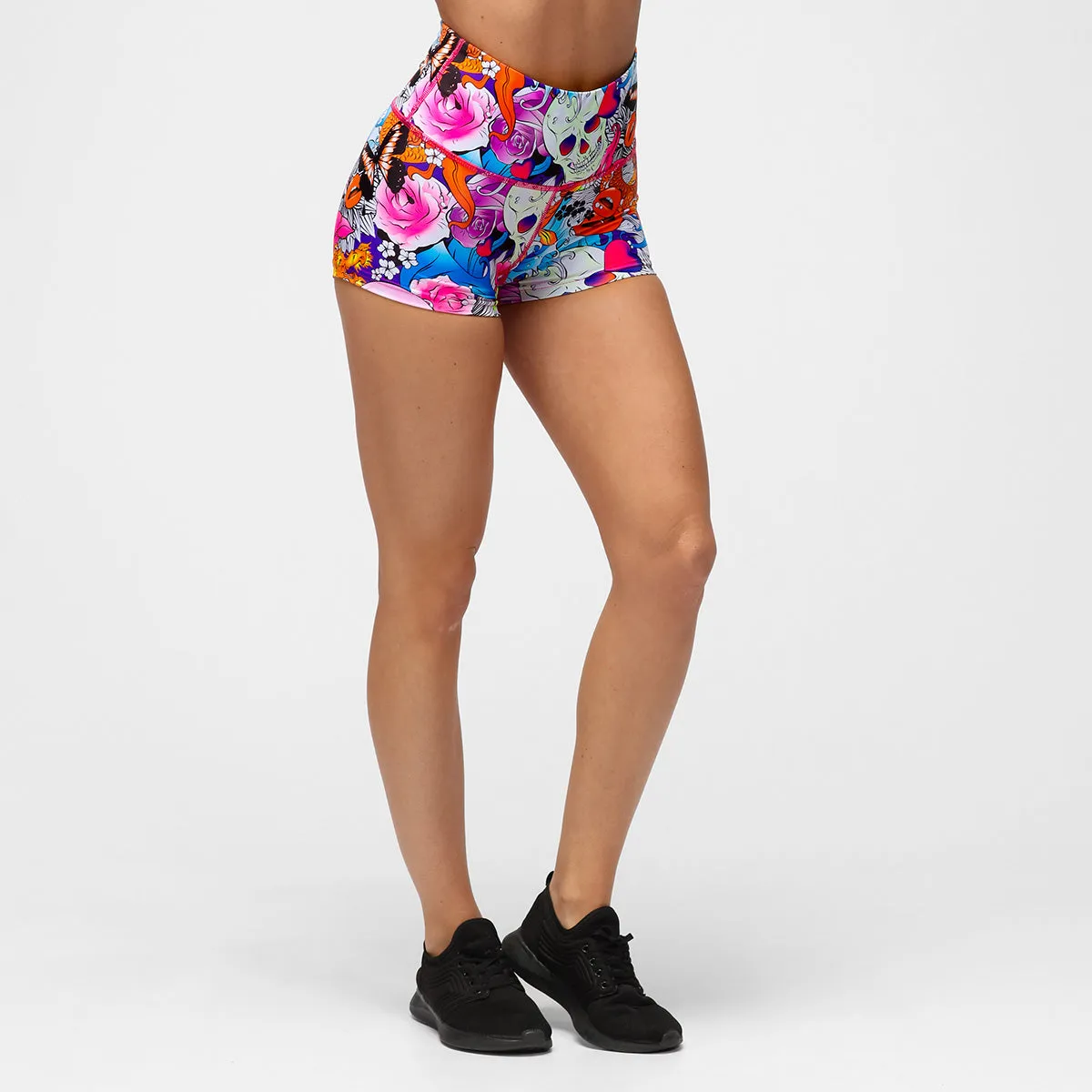 Tattoo Skulls TikiBooty Shorts