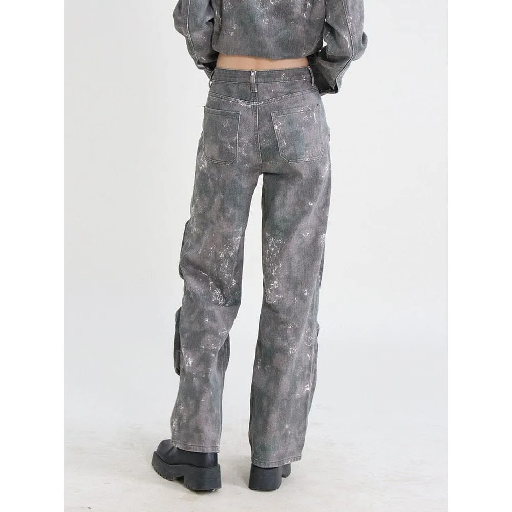 The Denver High Waist Oversized Camouflage Cargo Pants