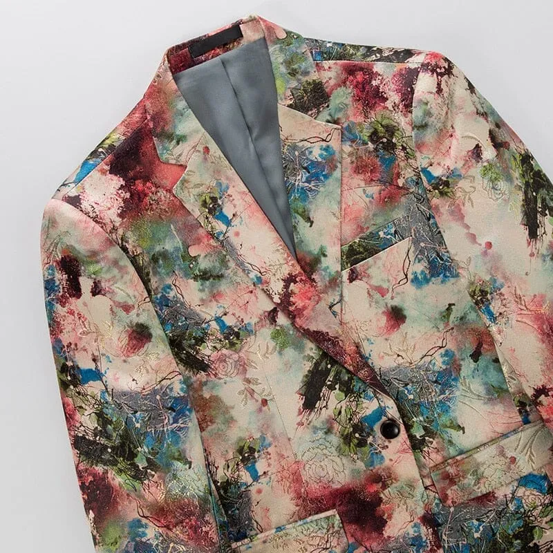 The Duron Jacquard Slim Fit Blazer Suit Jacket