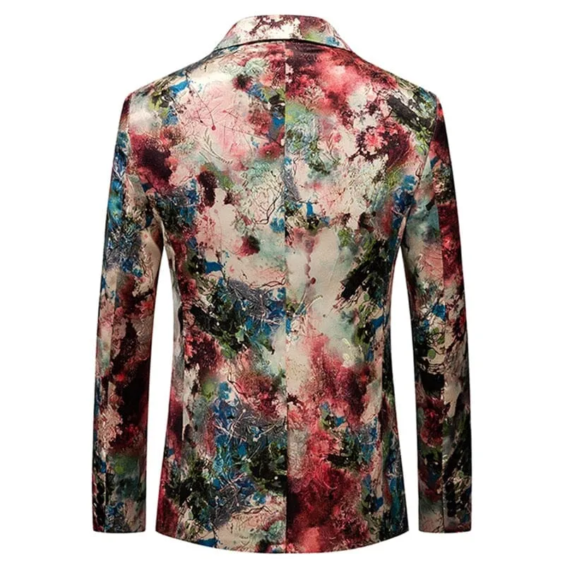 The Duron Jacquard Slim Fit Blazer Suit Jacket