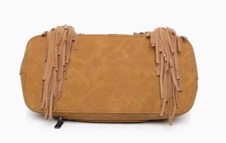 Wrangler Concealed Carry Embroidered Floral Fringe Handbag